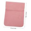 CIYODO E-Reader Sleeve Pink Leather Stylish Carrying Case for Protection Against Scratches and Water Splashes for Travel and Everyday Use view 2