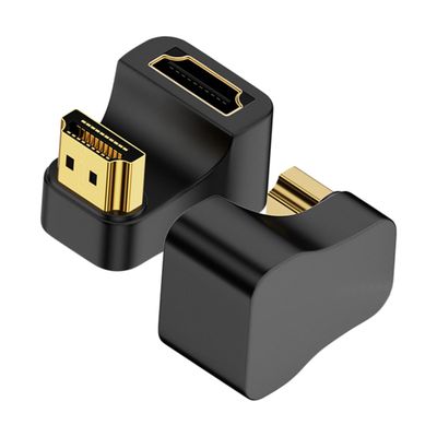 CAXUSD 2pcs Video Connector Adapter U-Shaped Female to Male Converter for Projectors Tvs and Monitors High-Definition Resolution Easy Installation Versatile Connection