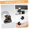 CAXUSD 2pcs Video Connector Adapter U-Shaped Female to Male Converter for Projectors Tvs and Monitors High-Definition Resolution Easy Installation Versatile Connection view 2