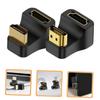 CAXUSD 2pcs Video Connector Adapter U-Shaped Female to Male Converter for Projectors Tvs and Monitors High-Definition Resolution Easy Installation Versatile Connection view 3