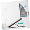 KONTONTY Portable Laptop Stand Ergonomic Heightening Bracket for Desk Use Lightweight Notebook Holder Black view 3