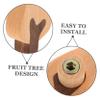 IWOWHERO Furniture Handle Cartoon Knob Cute Strawberry Tree Design for Boys and Girls Rooms Easy to Install Drawer Pulls Chic and Cabinet Hardware for Home and Bathroom Use view 3