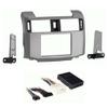 Car Stereo Kit for 2010, 2011, 2012, & 2013 Toyota 4 Runner Single & Double Din (Silver) and Wire Harness for Factory Amplied or JBL view 1