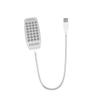 CIYODO USB Led Reading Lamp with Lights Flexible Gooseneck for Laptop Use Eye-Caring Computer Light for Home Office Study and Reading White view 1