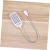 CIYODO USB Led Reading Lamp with Lights Flexible Gooseneck for Laptop Use Eye-Caring Computer Light for Home Office Study and Reading White view 4