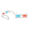 KICHOUSE 50pcs Stereoscopic Glasses Red Blue Paper-Framed Theater Home Lightweight Safe view 3
