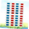 KICHOUSE 50pcs Stereoscopic Glasses Red Blue Paper-Framed Theater Home Lightweight Safe view 4