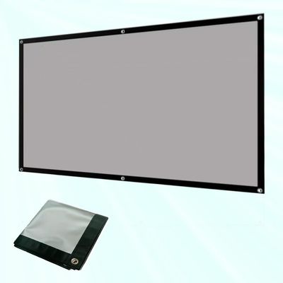 TAJMDGW Foldable Projector Screen 40inch 100inch 120inch Anti-Light Movie Screen Home Theater Wall Mounted Projection Screens Curtain for Backyard Camping(40 inch-16:9)