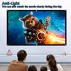 TAJMDGW Foldable Projector Screen 40inch 100inch 120inch Anti-Light Movie Screen Home Theater Wall Mounted Projection Screens Curtain for Backyard Camping(40 inch-16:9) view 2