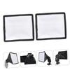 KONTONTY 2pcs Foldable Diffuser Sock for Flash Soft Light Cover Accessory for Video Recording Live Streaming Portrait Photography Use view 3
