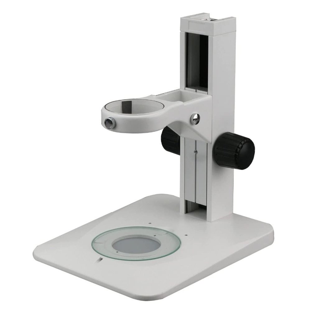 JOEBO Microscope Kit Large Square Microscope Table Stand with Focusing Rack Microscope Lens Adapters