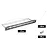 MECCANIXITY 1U Blank Key Stone Shielded Network 24-Port Patch Panel, 19inch Rack & Wall Mountable Patch Bay with Network Module for Servers Network, Multi Terminal Services view 3