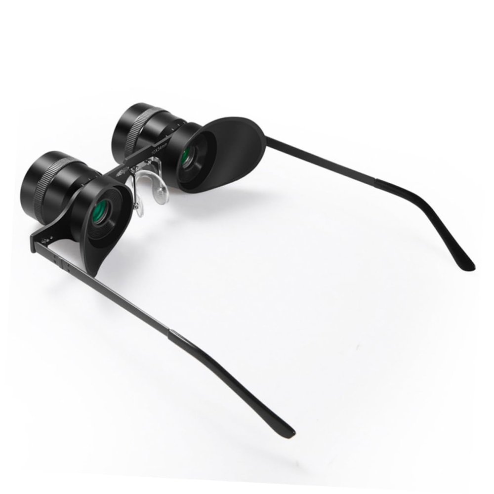 CAXUSD Fishing Telescope 10x34 with Night Magnifier Binoculars for Outdoor Activities Glasses-Style Design for Stability