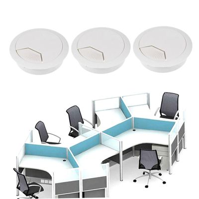 FELTECHELECTR 12pcs Desk Grommet Cable Cover for Computer Desk Diameter Cable Hole Grommet Management Corner Cord