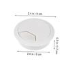 FELTECHELECTR 12pcs Desk Grommet Cable Cover for Computer Desk Diameter Cable Hole Grommet Management Corner Cord view 2