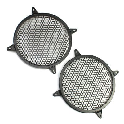 Auttoop 2Pack 12" Speaker Grills Subwoofer Grill Waffle Grill Guard Protector Covers with Mounting Screws ABS Mesh Round Subwoofer Speaker Cover