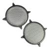 Auttoop 2Pack 12" Speaker Grills Subwoofer Grill Waffle Grill Guard Protector Covers with Mounting Screws ABS Mesh Round Subwoofer Speaker Cover view 1