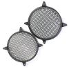 Auttoop 2Pack 12" Speaker Grills Subwoofer Grill Waffle Grill Guard Protector Covers with Mounting Screws ABS Mesh Round Subwoofer Speaker Cover view 4