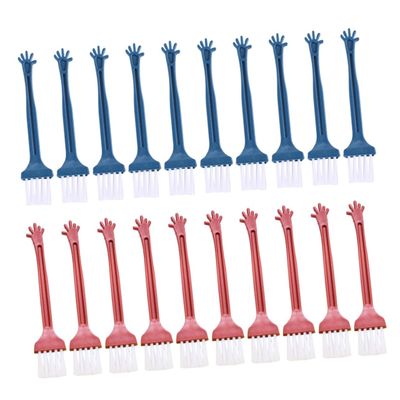 Yardenfun 40pcs -Finger Shape Computer Cleaning Brush for Keyboard Digital Devices Durable Bristles for Narrow Spaces Random Colors for Dust Removal and Electronics Maintenance