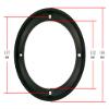 Karlass 2Pack 5" Speaker Grill Covers Car Speaker Subwoofer Guard Protector, ABS Plastic Frame with Metal Mesh Black view 4