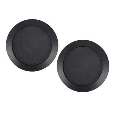 Auttoop 2Pack 4" Speaker Grill Cover Black SubWoofer Round Circle Mesh Woofer Grille Covers Guard Protector for Car Home Audio Speakers