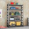 BEESTMUEBLE 3000lbs Garage Shelving,Standing Heavy Duty Metal Shelves,5 Tier Adjustable Height Shelf,Sturdy Steel Utility Rack (with Fences-35.4" W*15.8" D*72" H) view 3