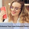 Dollger Blue Light Glasses for Woman Men Fashion Round Circle Gold Pink Frame Clear Fake Glasses view 3