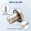 Anina NMO to UHF Female SO-239 Connector NMO Mount Assembly with Cover and NMO Roll Bar Mirror Antenna Mount, Tubular Antenna Mount Bracket view 2