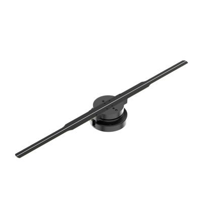 3D Holographic Fan, 45cm Holographic Projector Advertising Lamp Removable Fan Blades Support Image & Video Uploading & PC Phone APP Remote Control