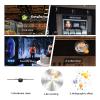 3D Holographic Fan, 45cm Holographic Projector Advertising Lamp Removable Fan Blades Support Image & Video Uploading & PC Phone APP Remote Control view 3
