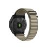 Quic kfit 22mm 26mm Nylon Strap Fit for Garmin Enduro 3 Tactix 7 /Garmin Fenix 8 E 7X 6X Pro 5X Plus Watch Band Accessories(Khaki,22mm) view 1