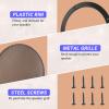 Karlass 2Pack 8" Speaker Subwoofer Grill Grille Cover with Metal Mesh and Black Plastic Rim for Car Home Speakers view 3