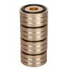 Speaker Spike Pads, Isolation Feet for Subwoofer 4Pcs Sp4010 Speaker Isolation Spike Stand Foot 40X20Mm Aluminum Alloy Speaker Spike Pads Mats, Sreo Feet for Dacs, Amplifiers, Cd DVD Players (Round) view 3