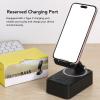 Sanpyl Bluetooth Speaker with Stand, 360 Rotatable, HD Surround Sound, Black, for Home and Outdoors, with Speaker for Desk, Gifts for Men view 3