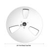 Empty Tape Reel, 1/4 7 Inch Nab Aluminum Metal Reel, Universal 3 Holes Empty Take Up Reel to Reel Small Hub, Low Noise, for Fix Your Tape Recorder or Replace It with a New Reel view 4