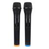 Sanpyl Microphone, Bluetooth Microphone, Metal Dual Handheld Cordless Dynamic Mic System with Rechargeable Receiver, Stable 2.4GHz Connection, Clear Voice, for Speech, Wedding, Party view 1
