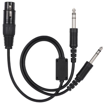 Aviation Headset Adapter Cable, Aiation Headset Adapr Abs + Metal, Ga Plug to XLR Headset Adapr for XLR to Ga Dual Plug, Cable, for Pilots Flying Both Aircraft