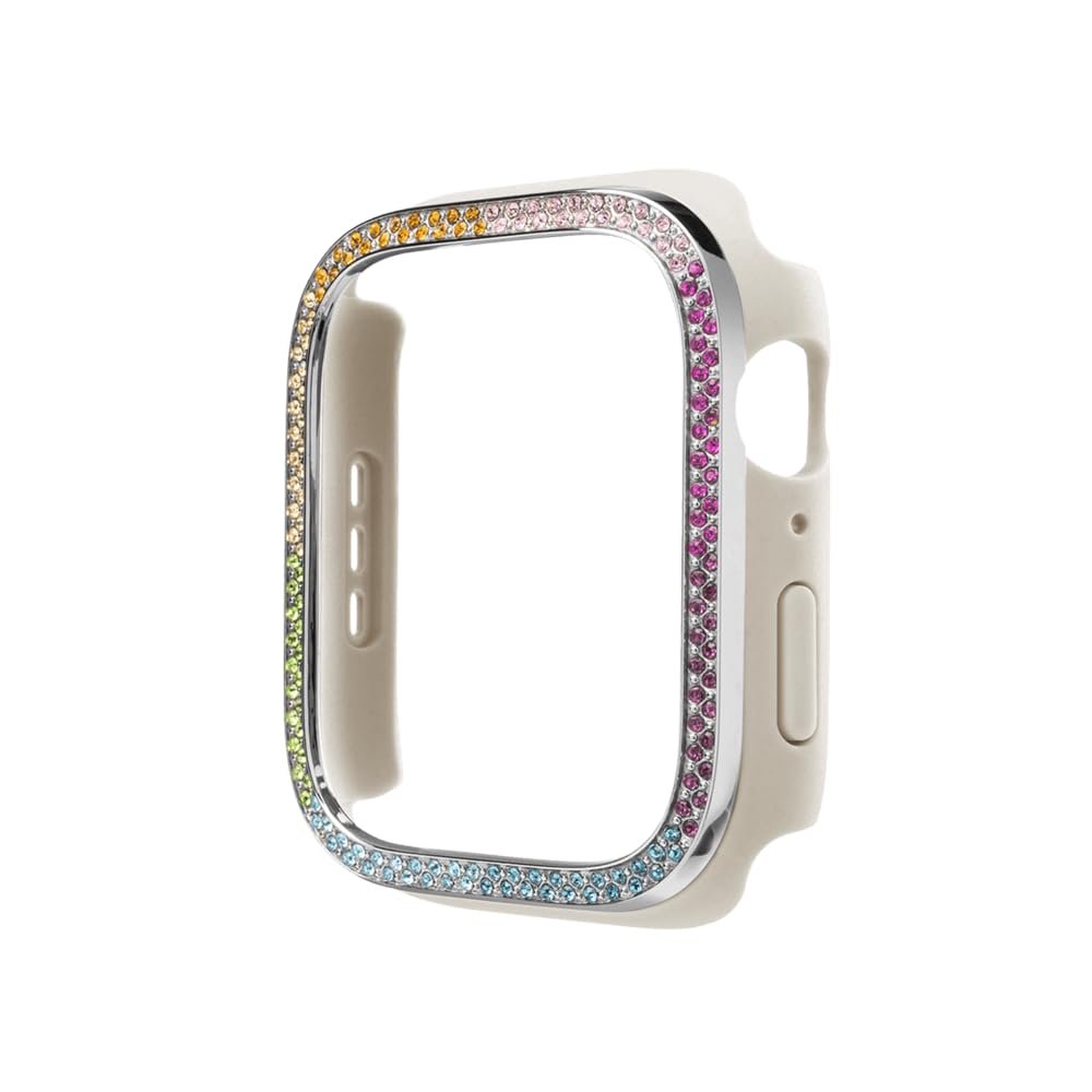 CASETiFY Gem Watch Case Compatible with Apple Watch Series 7-9 - 45mm - Rainbow