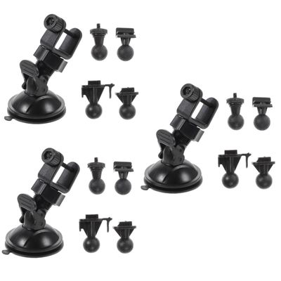 FELTECHELECTR 3sets Cup Mount Holder for Dash Cam Replacement Design for Strong Fixation for Car Use and Easy Adapter Change