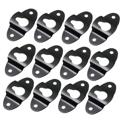 MERRYHAPY 20pcs Heavy Duty Speaker Hanger Bracket Iron Hook Mount for Surround Sound -Mounted Audio Speaker Connector Thickened Design Easy Installation