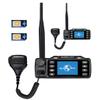 2-Pack Global PTT Push-to-Talk Over Cellular (PoC) Mobile Radios with Sim Cards for Car Vehicle - Nationwide Communication Unlimited Range Walkie Talkies with Handheld Microphone (Without GPS) view 1