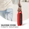 OCXLLEATLY Silicone Carrying Case Cover for Beats Pill 2024 Portable Bluetooth Speaker, Protective Sleeve Travel Case Speakers Accessories (Red) view 2