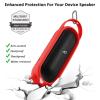 OCXLLEATLY Silicone Carrying Case Cover for Beats Pill 2024 Portable Bluetooth Speaker, Protective Sleeve Travel Case Speakers Accessories (Red) view 4