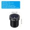 PATIKIL 2.8mm CCTV Camera Lens, F1.8 FPV Security Camera Lens 3MP 140/112/84 Wide Angle Lens M12 Threaded Dia for IP Camera Panoramic view 2