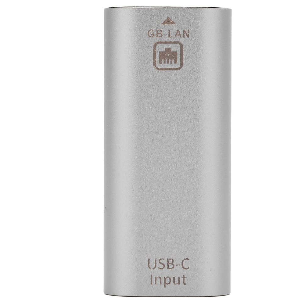 (Ethernet Adapter) Plug, Play, Nylon Cable USB C Ethernet Adapter for Computers Tablets, Compatible with OS X