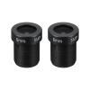 PATIKIL 8mm CCTV Camera Lens, F2.0 FPV Security Camera Lens 2MP 1080P Super Clear Camera Lens 48 Angle Lens M12 Threaded Dia for IP Camera Panoramic, 2 Pack view 1