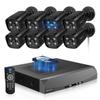 130Wide Angle & 2-Way AudioOutdoor Wired Security Camera System, Black IP Cameras, Home Video Surveillance Systems view 1