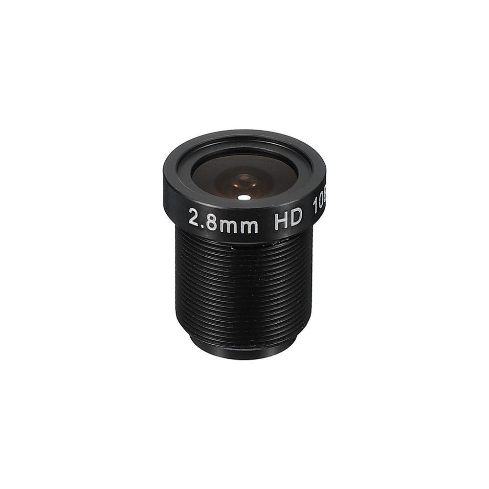 PATIKIL 2.8mm CCTV Camera Lens, F2.5 FPV Security Camera Lens 2MP 1080P Super Clear Camera Lens 128 Wide Angle Lens M12 Threaded Dia for IP Camera Panoramic