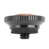 Mini Aluminium Alloy Round for Compact Action Tripod Quick Release Plate for Compact Action Tripod Red view 2