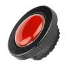 Mini Aluminium Alloy Round for Compact Action Tripod Quick Release Plate for Compact Action Tripod Red view 4